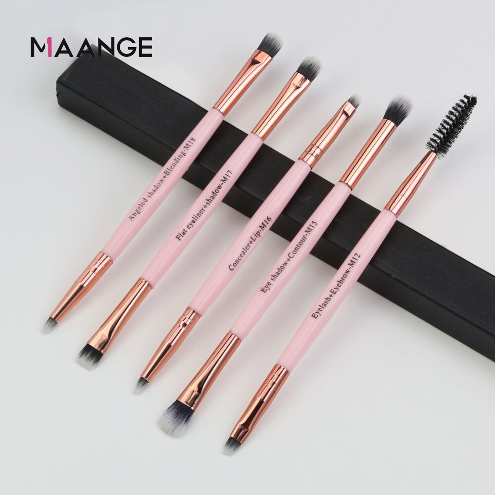 1PC beauté maquillage trousse à outils sirène queue de poisson pinceaux de maquillage Pro fard à paupières visage Contour fond de teint correcteur Blush brosse cosmétique: 08 5Pcs