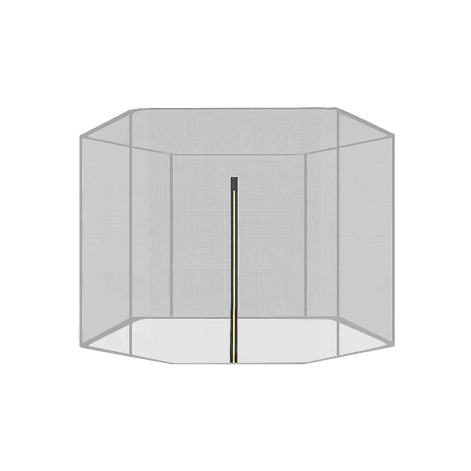 Trampoline Safety Net 6-12 Poles PE Trampoline Protection Net Replacement Net Elastic Bounce Mat Nylon Fence For Trampoline: 6inch