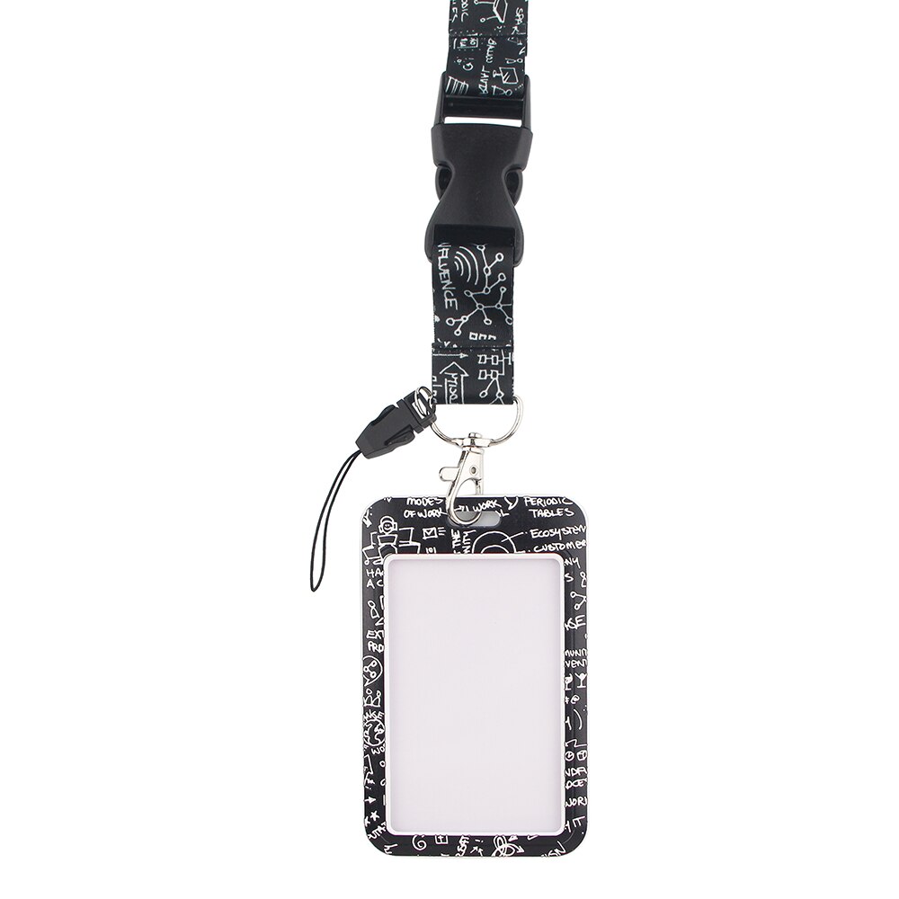 JF0132 – porte-cartes à lanière créative, équitation de maths, pour étudiant, col suspendu, pour téléphone portable, Badge d&#39;accès de métro