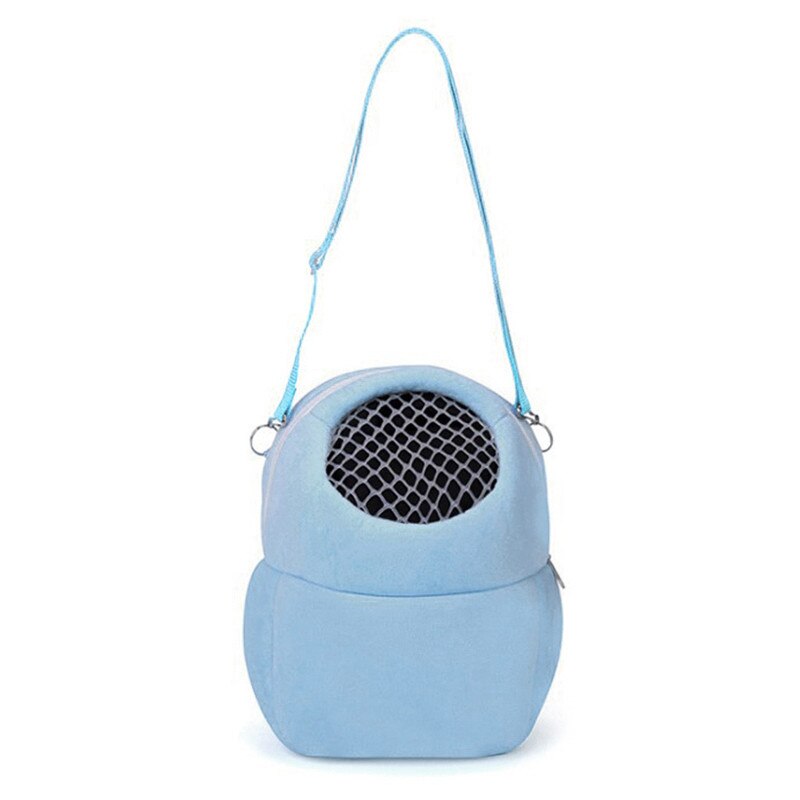 Draagbare Kleine Dieren Carrier Warm Slapen Breathabletravel Opknoping Tas Rat Hamster Egel Chinchilla Ferre Huisdier Product: Blue M