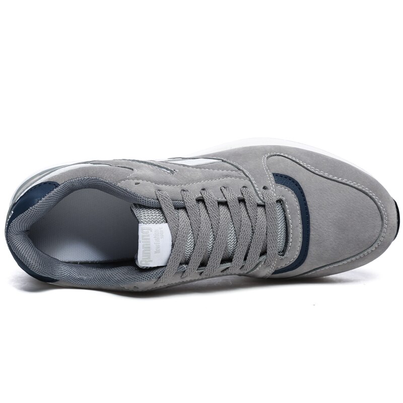 Mannen lederen sneaker Unisex Lente casual Trainers Ademende outdoor wandelschoenen licht gewicht antislip Rubberen zool