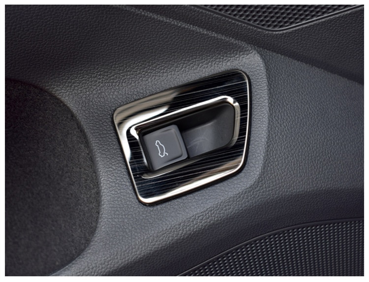Rustfrit stål bil bagagerum bagkasse skifte ramme trim klistermærke dæksel bil styling til vw passat  b8