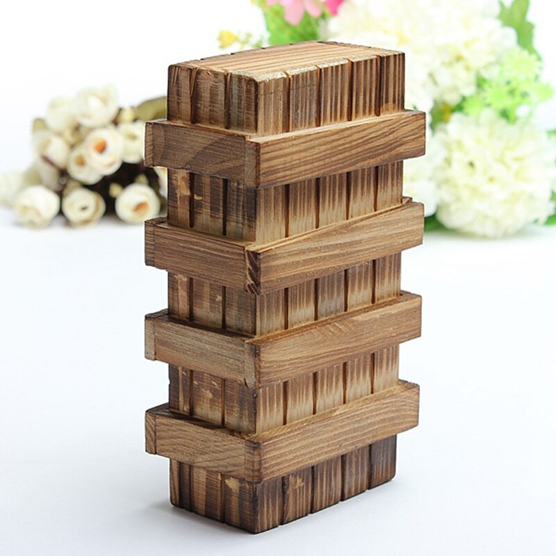 Chinese Vintage Classic Brain Magic Trick Wooden Puzzle Box Secret Drawer Educational Toys Children Baby Kid Toys