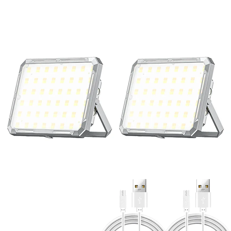 Lampe LED Portable pour tente de Camping, projecteur Rechargeable, haute puissance, éclairage d'urgence extérieur, lampe de nuit suspendue étanche: 4.5w