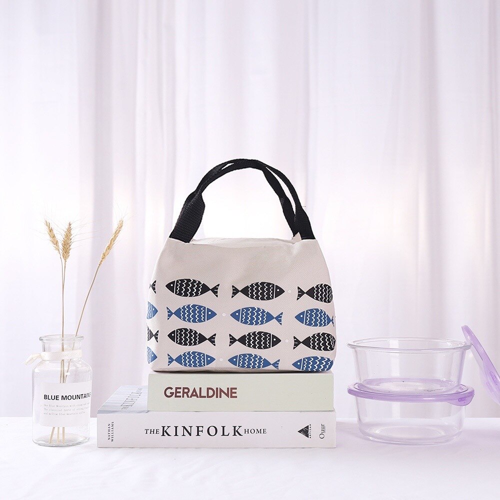 De Hand-Held Tas Jaar Na Jaar Heeft Meer dan Lunchbox Isolatie Zak Outdoor Picknick Draagbare Ijs pack Isolatie Zak Ale: WHITE