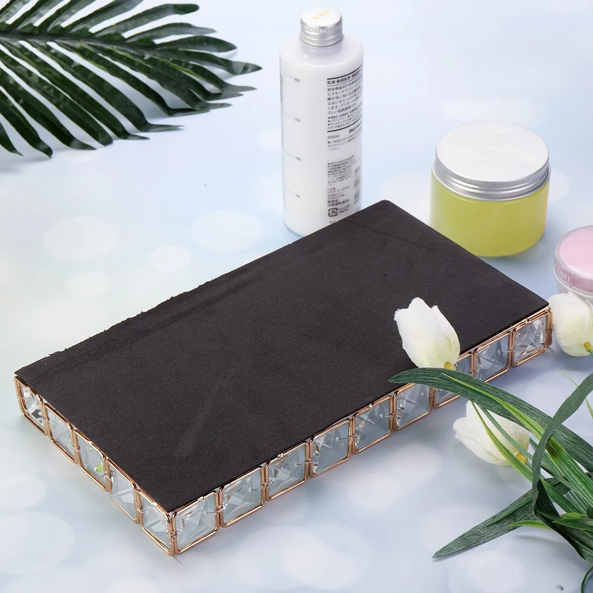 Metal Tray Entrance Key Storage Large-capacity Items Home Decoration Ornaments For People Presents