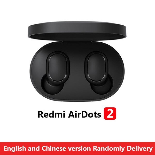 Xiaomi Redmi Airdots 2 Original inalámbrico Bluetooth 5,0 auriculares estéreo TWS con micrófono manos libres AI Control en el oído natraxia2-вввиттиттити: Redmi Airdots 2