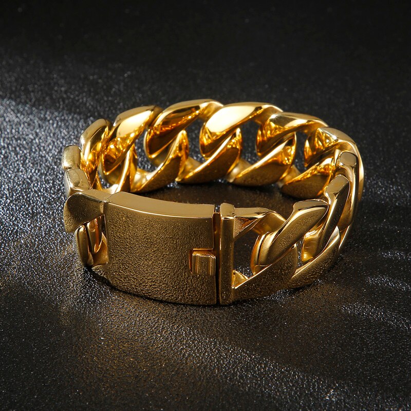 JewelryWe Sieradenarmband voor heren, Viking, gothic, draak, pantserketting, armband, schakelarmband, roestvrij staal, biker, schakelarmband, cadeau voor mannen, 23.5 centimeters, Roestvrij staal Leer