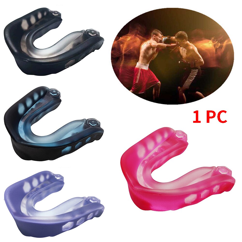 Soft Sports With Box Training Safety Basketball Mouth Guard Adults EVA Football Universal Boxing Sanda Teeth Protect Odorless