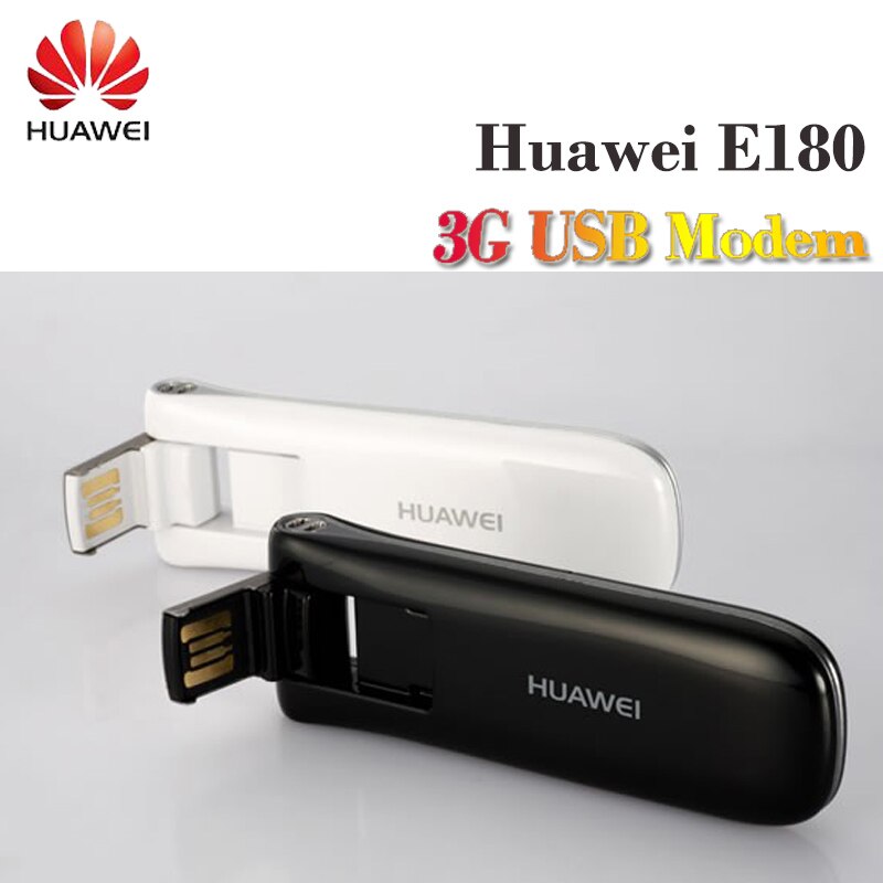 Unlocked Huawei E180 3G Usb Wireless Modem modem with sim card PK E182 E372 K3520 E1762 E122 E1750