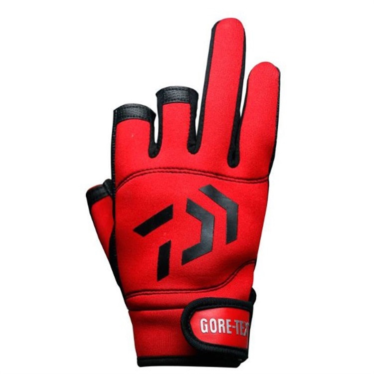 Daiwa Open-fingered Handschuhe Angeln Handschuhe Baumwolle Volle Finger Handschuhe Angeln Outdoor Reiten DAWA Angeln Gleitschutz Handschuhe: 2