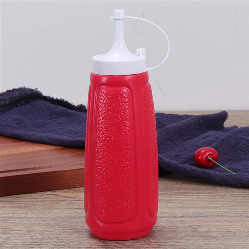 Kunststoff Gewürz quetschen Flaschen Ketchup Senf Mayo Salat Dressing Flasche Olivenöl Flaschen Soße Spender Küche Gerät