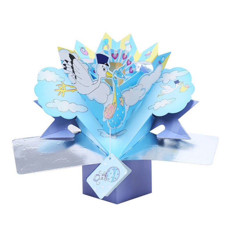 3D Greeting Cards Fantastic Flower Handmade Nature Love with Bunch of Roses Happy Birthday With Flower Year: D