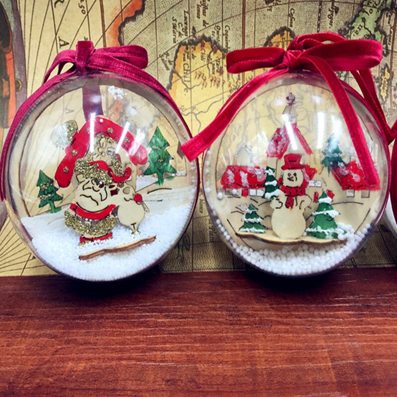 2 Stuks Kerstboom Ornamenten Voor Thuis Clear Plas... Grandado