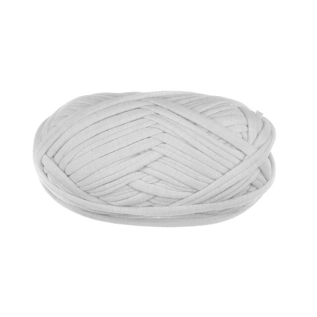 100 g/stks 30M Breien Dikke Draad Gehaakte Doek Garen breien crochetting draad DIY Tas Handtas Tapijt Kussen Katoenen Doek: WHITE