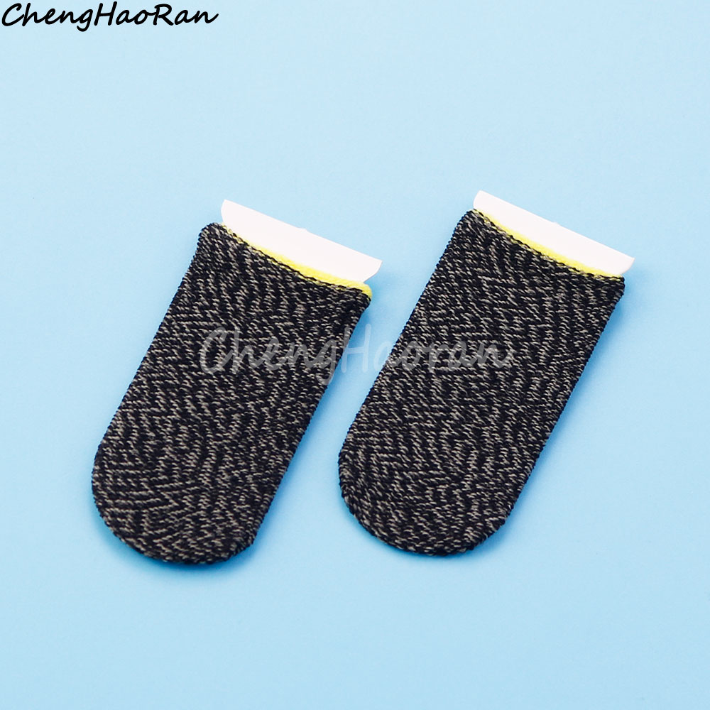 Gants de sueur respirants pour manette de jeu, jeux mobiles, écran tactile, doigts, 1 paire: BLEU CIEL