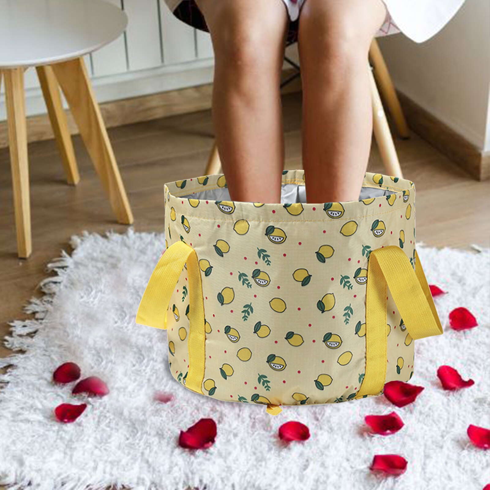 Foldable Basin Travel Camping Washbasin Bucket Fishing Folding Basin Foot Bath Sink Washing Basket Spa Foot Bath Bucket