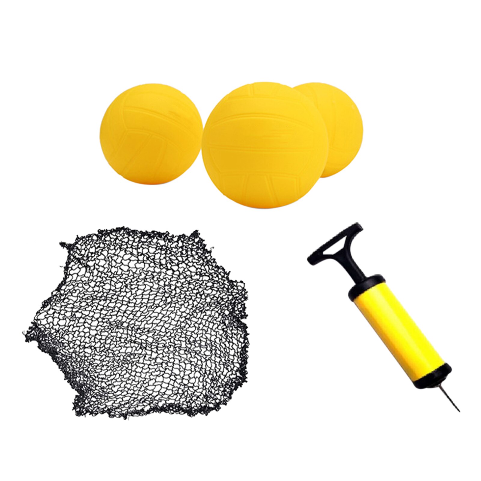 Pump Net Outdoor Mini Volleyball Set Team Sports Family Yard High Bounce Fun Lawn Fitness Equipment Game With 3 Balls Beach