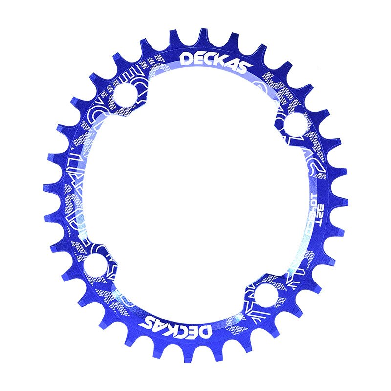 Plateau de pédalier ovale 104 BCD, étroit et large, pour vtt, 32 T 36T 38T 34 32 dents 104BCD