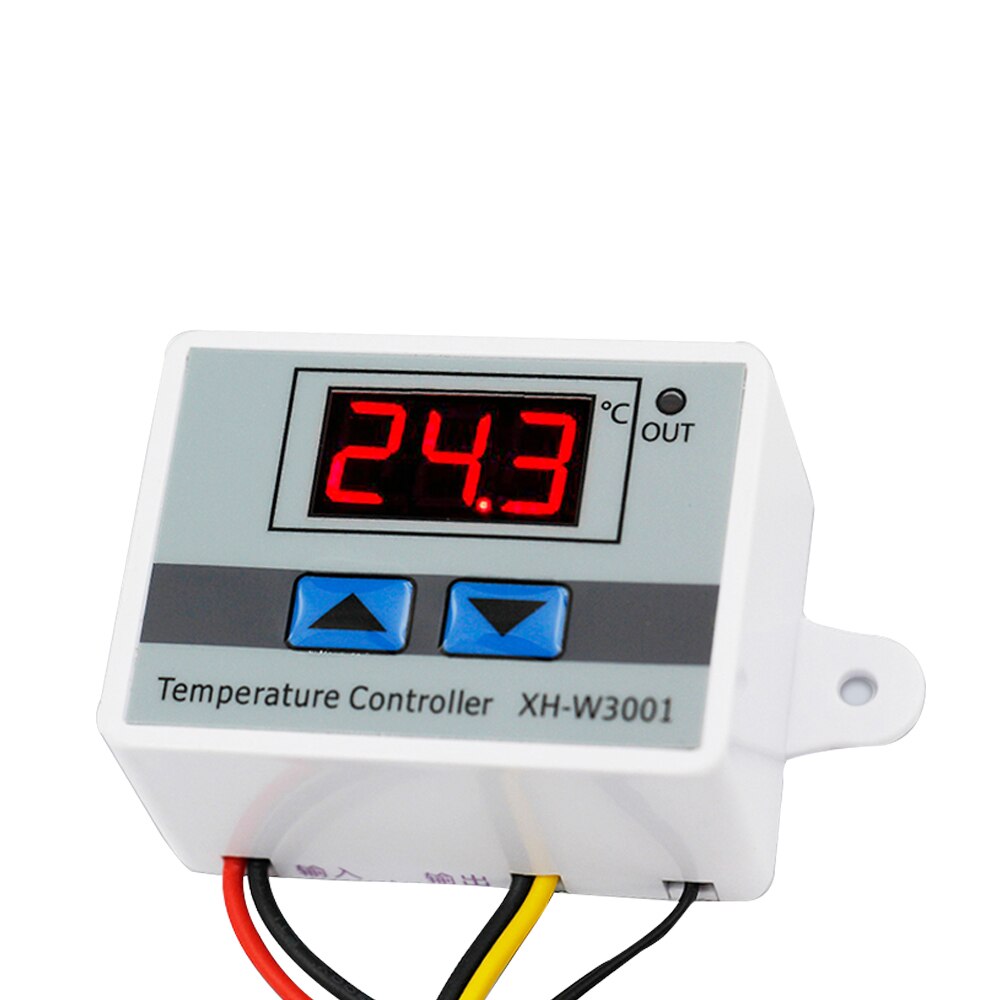 W3001 Digital Thermometer DC 24V AC 110V 220V Outdoor Temperature Controller Regulator DS18B20 XH-W3001 DC 24V