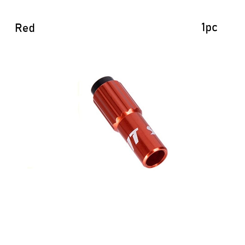 Micro Adjustable Screws MTB Bike Brake Cable Gear Shift Connector Bike Shifter Cable Line Parts Regulator Adjust Housing Caps: Red 1pc