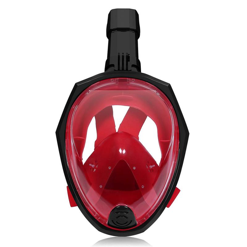 Full Face Diving Mask 180 Seaview Snorkel Mask Anti-fog Snorkeling Mask anti leak snorkel Underwater Swimming Equipment: 05 / S/M