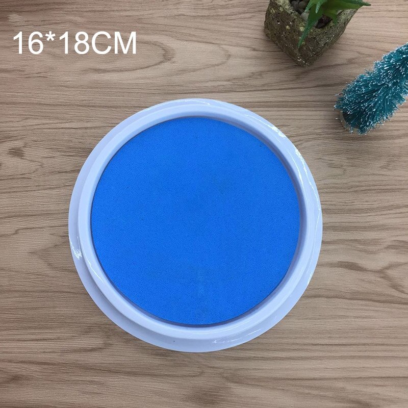 1Pcs Kindergarten Kids Palm Fingerprint Ink Pads Non-Toxic and Washable Children Fingerprint Stamp Pads Wedding Signature: Blue