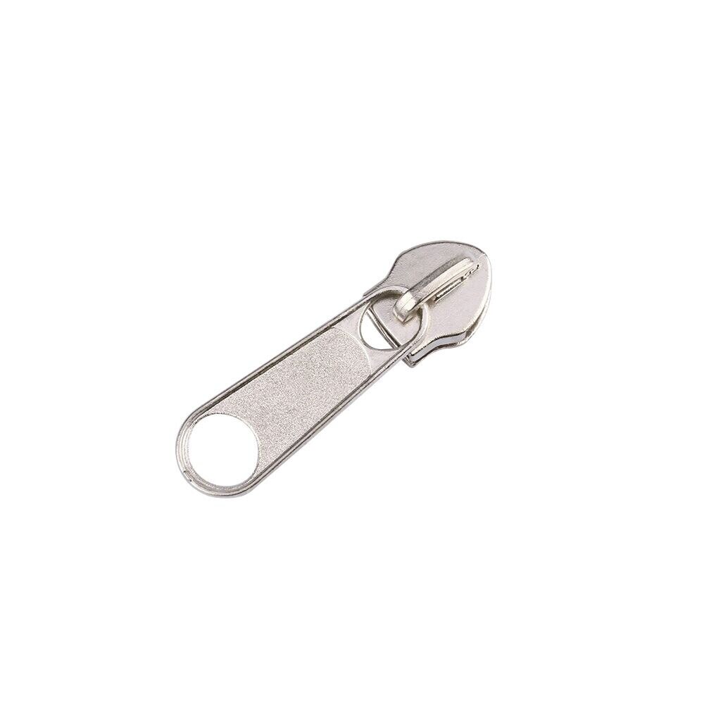 Deslizador de cremallera de Metal para manualidades, Kit de reparación de cremalleras con cabeza extractora de nailon, bolsa de ropa y maleta, accesorios DIY, 30 unidades, 5 #