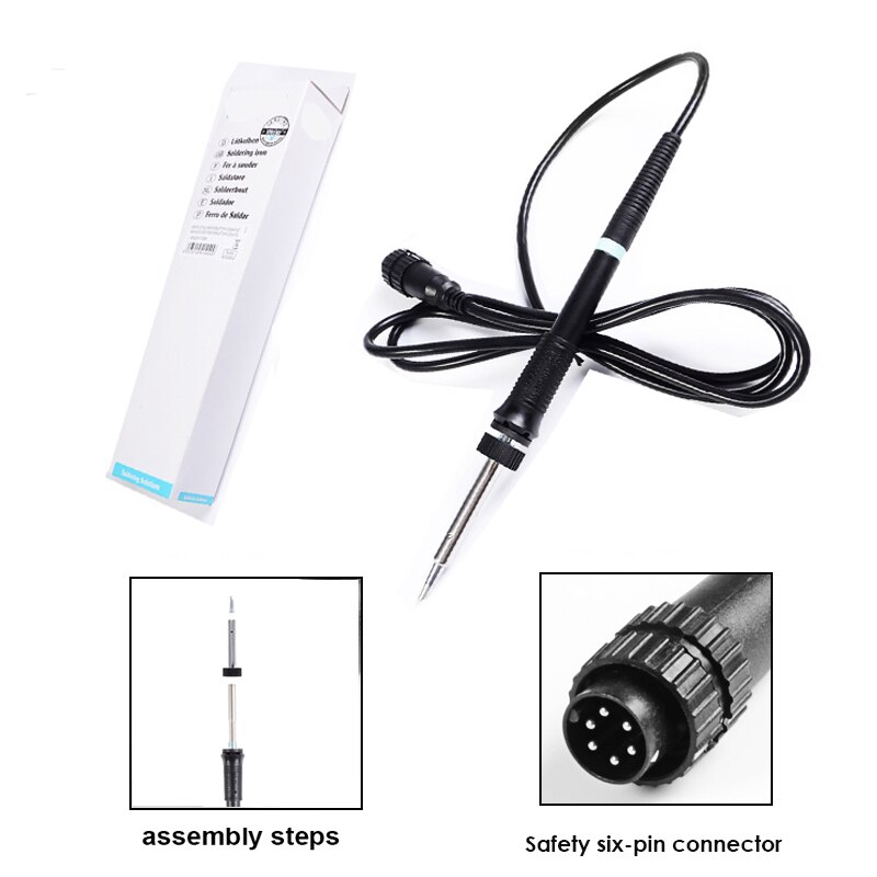 Suitable for 80W24V soldering station WSD81 soldering station handle WSP81 electric heating core soldering iron head steel pipe
