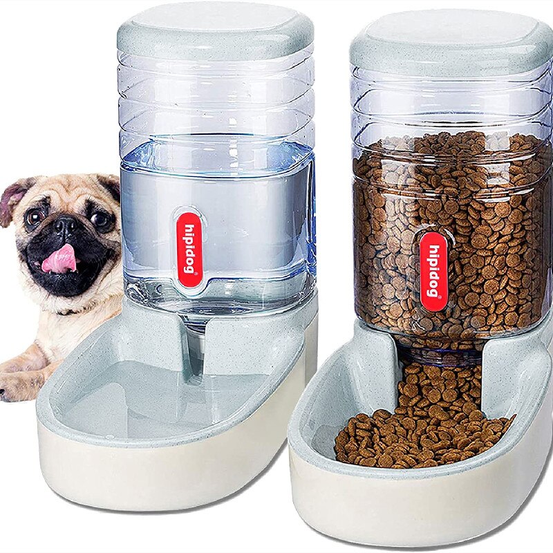 suministros para perros comedero perro perros Alimentador de mascotas para el cuidado de mascotas, alimentador de gran capacidad de 3,8 l, suministro automático de agua potable para mascotas, para el hogar