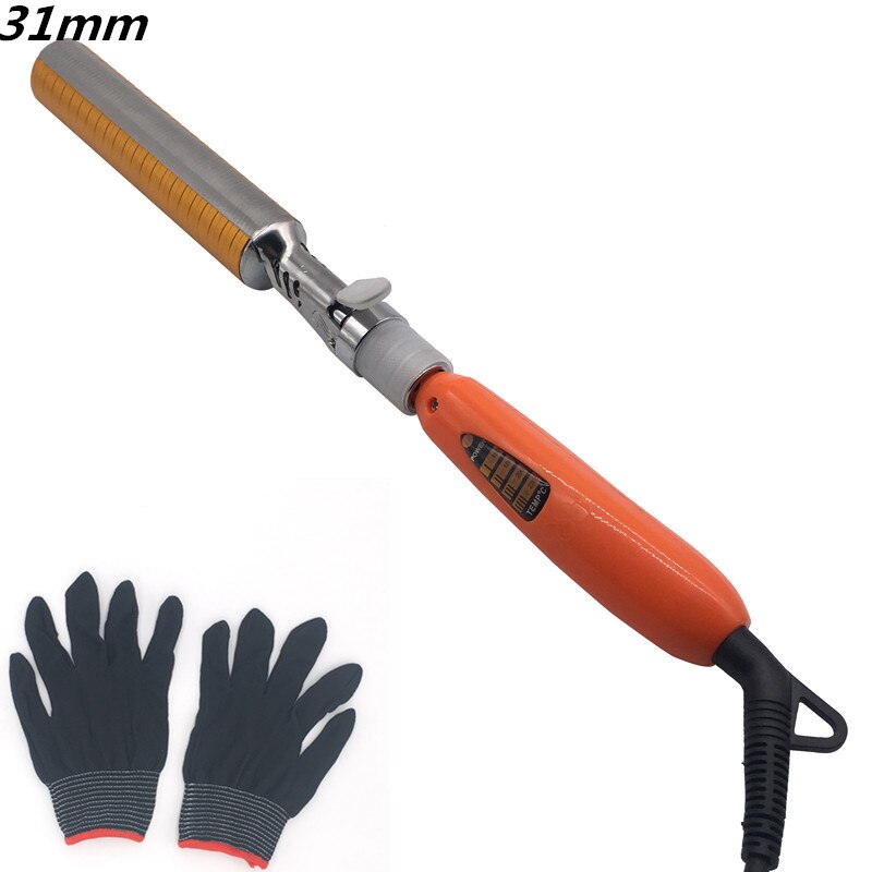 Professionelle 9mm tiefe ganze locken lockenwickler kräuseln welle maschinenschraube trommel von lockenwickler lockenstab: 31mm