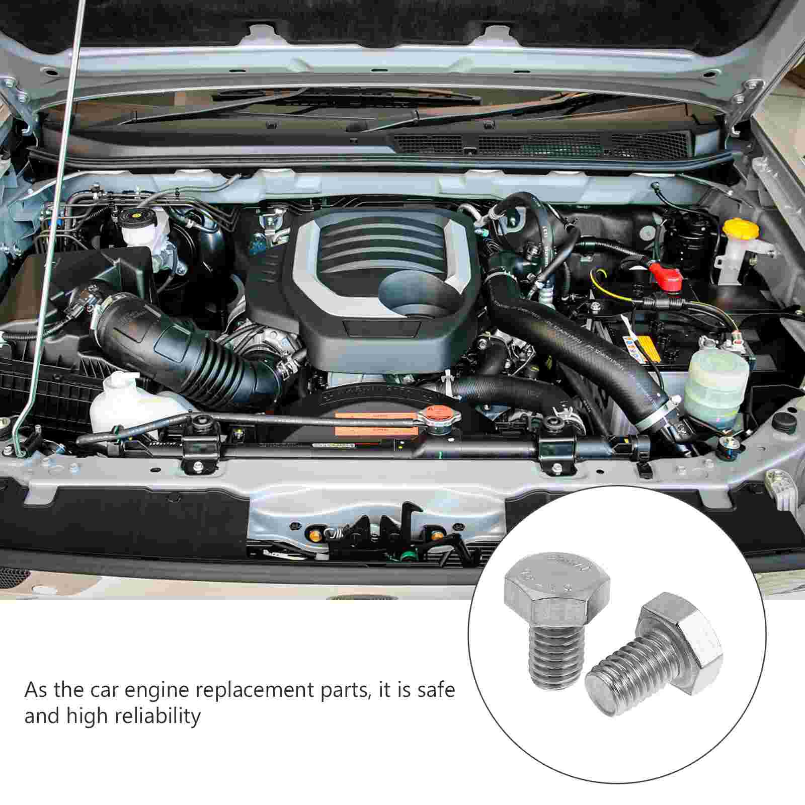 30Pcs Useful Practical Machine Screws Industrial Fasteners Stainless Steel Screws