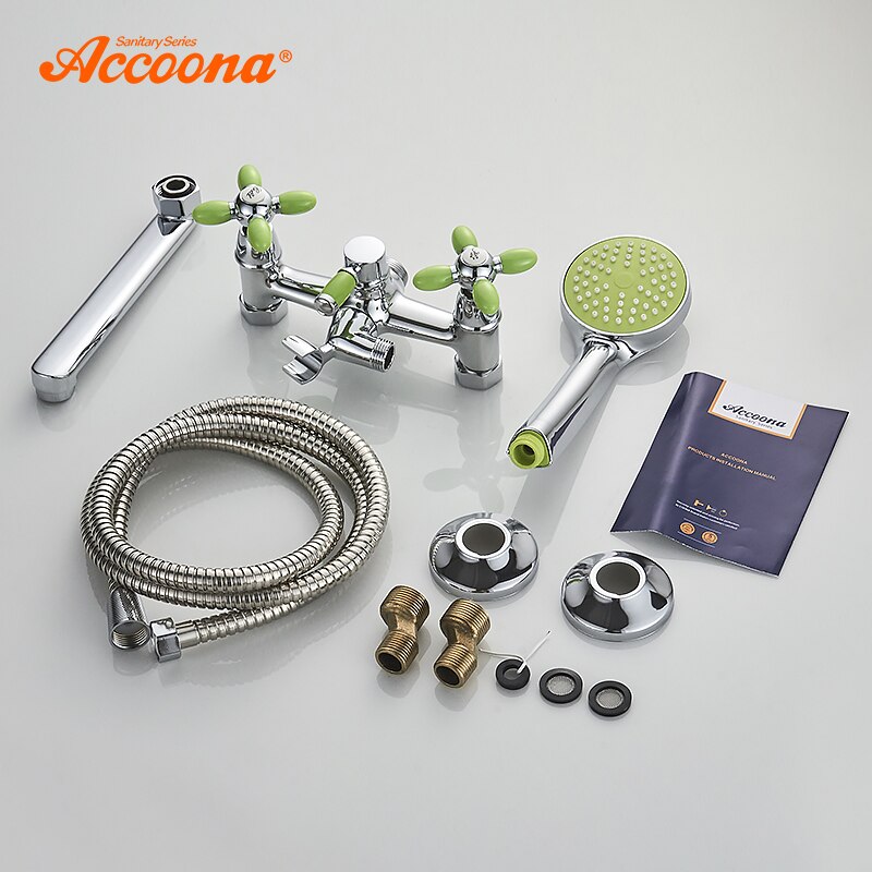 Accoona Schlecht Badewanne Wasserhahn Mischbatterie Mit Hand Spritzgerät Dusche Kopf Schlecht Wasserhähne Bunte Badezimmer Badewanne Armaturen A6482