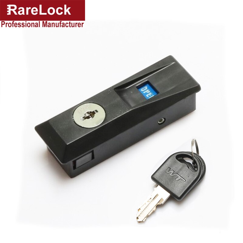 Steel Sliding Door Hook Lock Is Suitable for Sliding Door Office Filing Cabinet and Iron Filing Cabinet Rarelock MA021 C: B