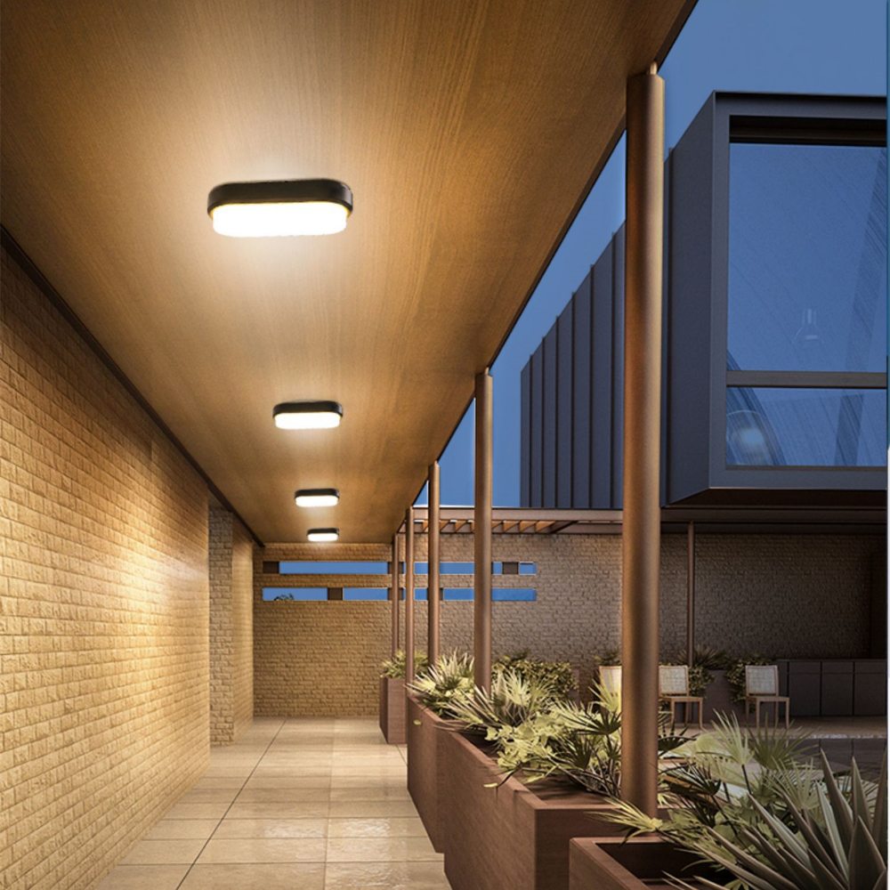 15W Led Wandlamp Waterdichte Veranda Verlichting Moderne Led Wandlamp Voor Binnenplaats Tuin Buitenverlichting Warm Wit AC170-260V
