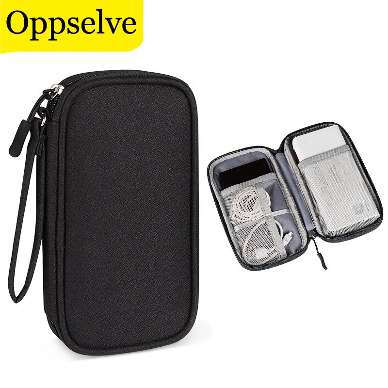 Reizen Closet Organizer Case Voor Hoofdtelefoon Opslag Power Bank Tas Digitale Draagbare Rits Accessoires Charger Data Kabels Pouch