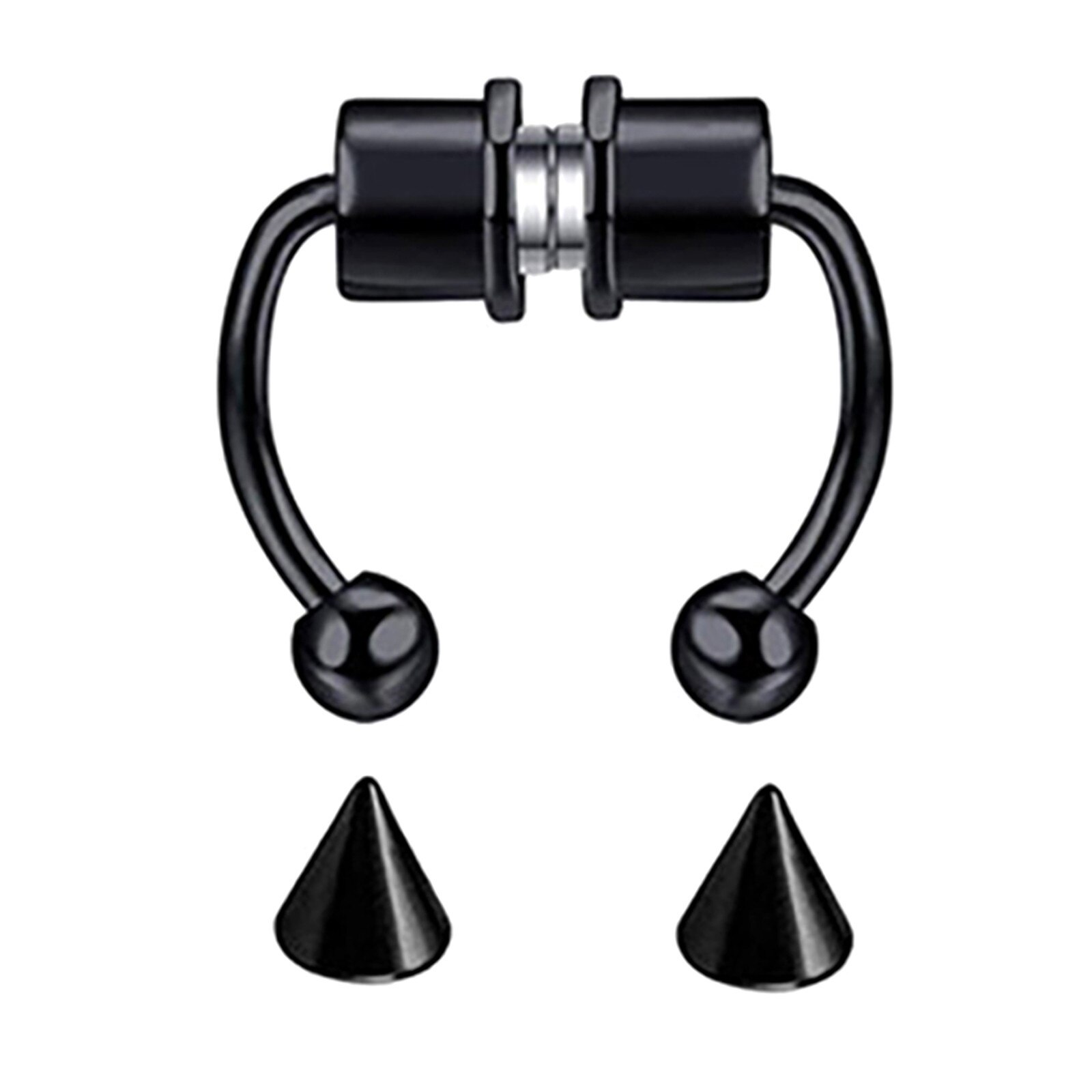 Nep Piercing Neus Ring Legering Magnetische Neus Piercing Hoop Septum Magnetische Ring Hoefijzer Piercing Party Voor Vrouwen Sieraden