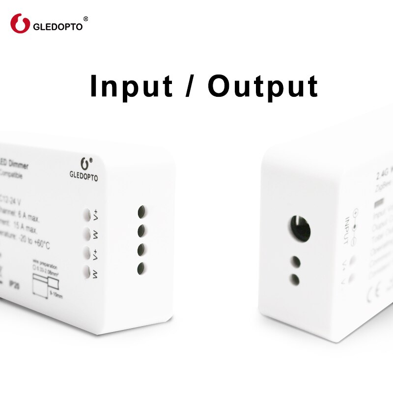 GLEDOPTO Zigbee Smart Led Dimmer Controller 12V Dimer Kompatibel Smartthings Echo Plus Google Home Alexa Voice Control
