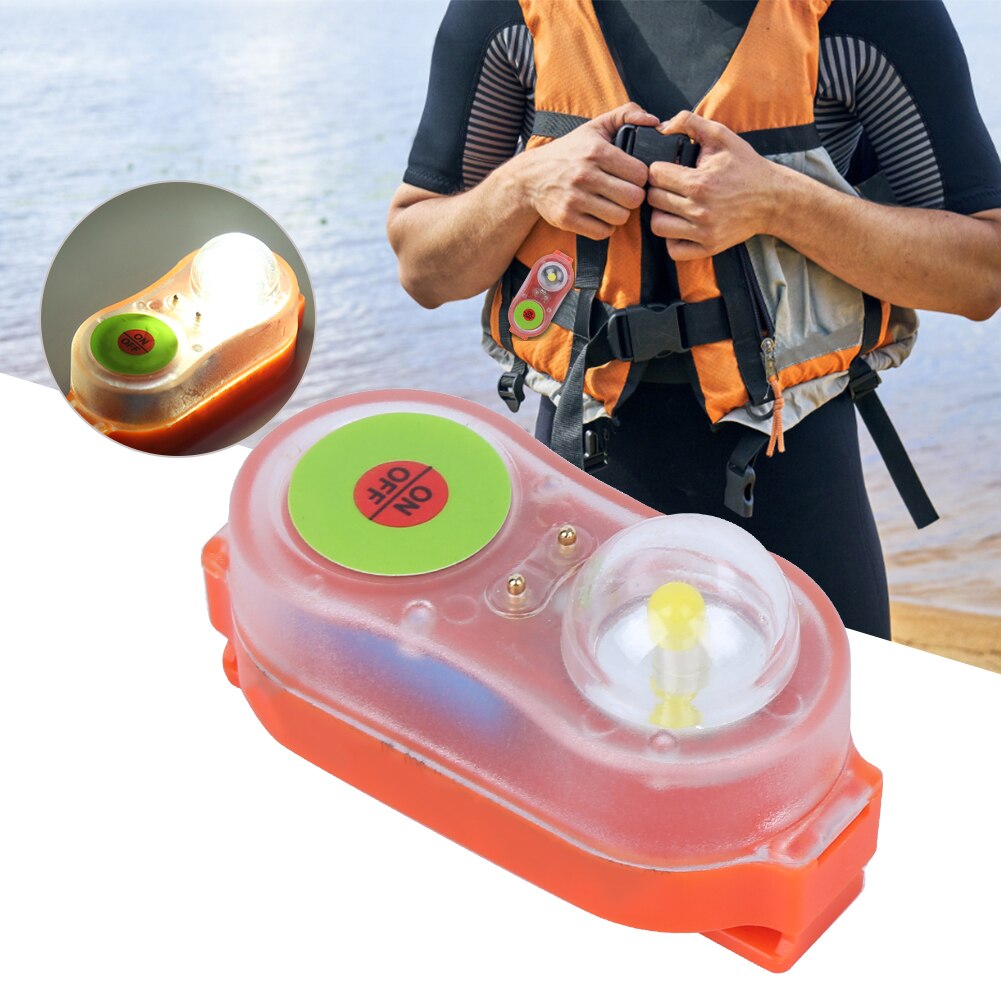 Life Jacket Light Lamp LED Lithium JHYD-I Seawater Self-Lighting Life Saving Flashlight Attract Lamp Lifesaving Clothes Light