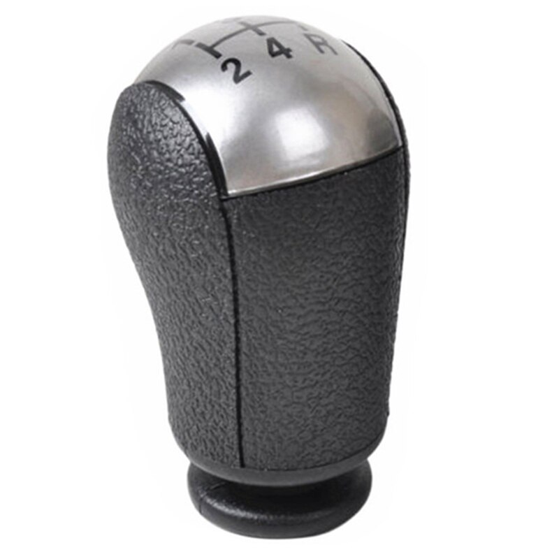 Pomello del cambio per auto pomello del cambio collare del cambio copertura del bagagliaio del cambio per Ford Focus 2 Mondeo MK2 2004 2005 2007 2008 2009 2010 2011: 5 Speed Silver knob