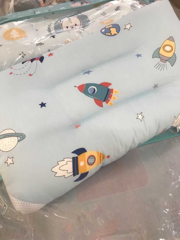 30 x 50 babyputer småbarn sengetøy puter bomull barn soveposisjoner gutt jente hodepute antirull støttepute bxx 058: Bxx 058- q