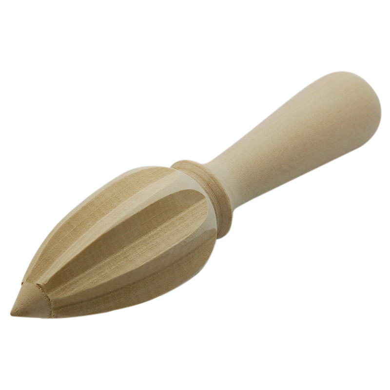 Natural Wood Lemon Citrus Reamer Juicer Squeezer Manual Operated Smasher Fruit Drink Tools Kitchen Supplies