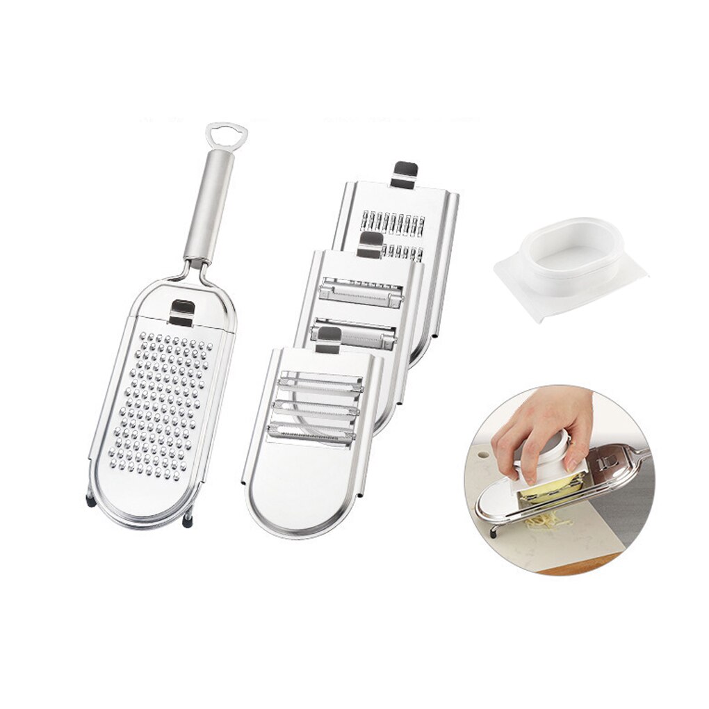 Handmatig draagbare groentesnijder keuken roestvrij staal fruit groente rasp kaas zester keuken fruit groenten gadget