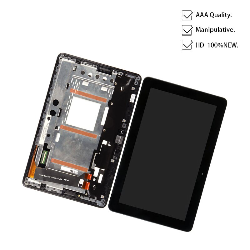 Novo para asus memo pad 10 me102 me102a k00f MCF-101-0990-01-FPC-V4.0 display lcd digitador da tela de toque assembléia com quadro