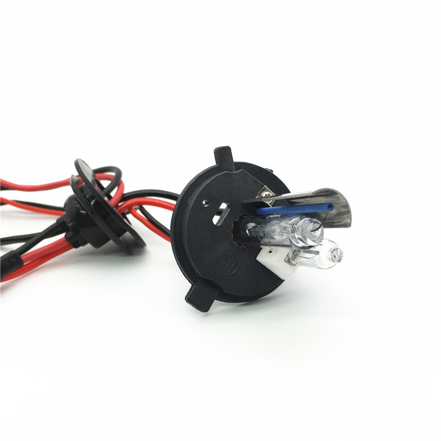 Yksi pari xenon  h4 piilotettu polttimo  h4 halogeenilampulla auton ajovaloihin 4300k 5000k 6000k 8000k piilotettu xenon polttimo  h4-2