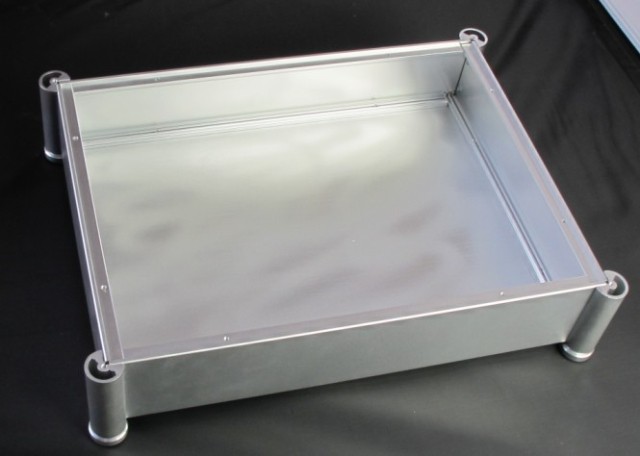 4308 T Silber Alle aluminium verstärker chassis/röhrenverstärker/vorverstärker chassis/AMP Gehäuse/fall/DIY box (430*90*330mm)