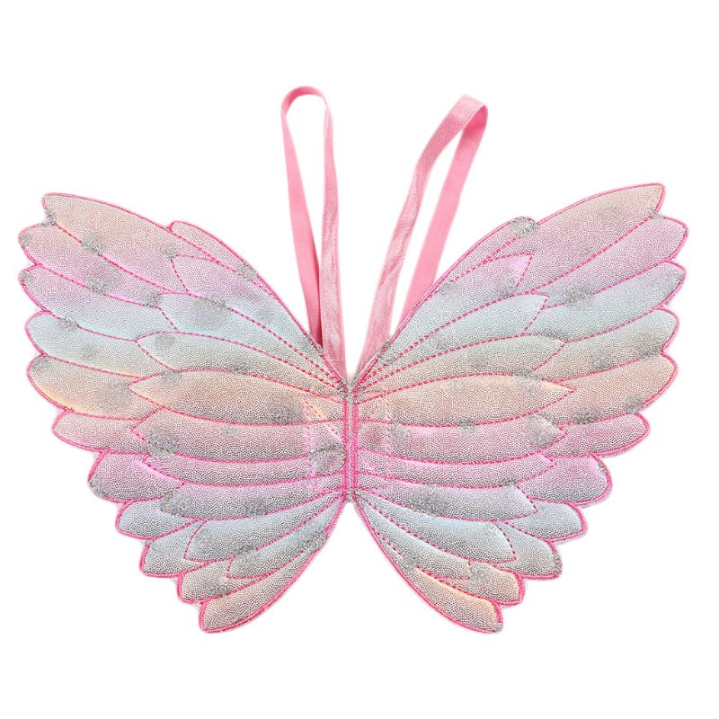 Cute Children Costumes Performance Props Gradient Color Butterfly Princess Angel Wings Fairy Stick Kids Dress Up Playing Toys: 1