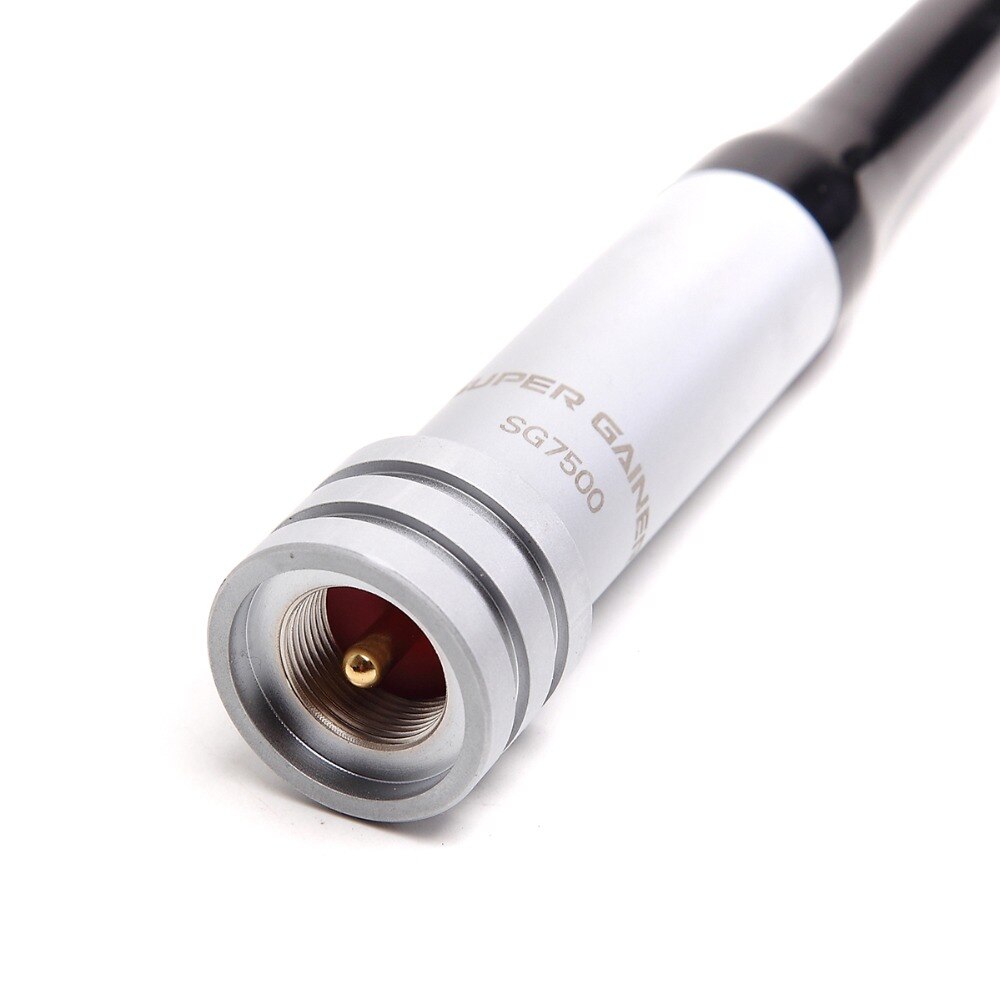 SG-7500 de diamante de doble banda UHF/VHF, 144/430MHz, de acero inoxidable, 150W, 3,5/6.0dBi, antena de ganancia SG7500 para Radio móvil de coche HamAmateur