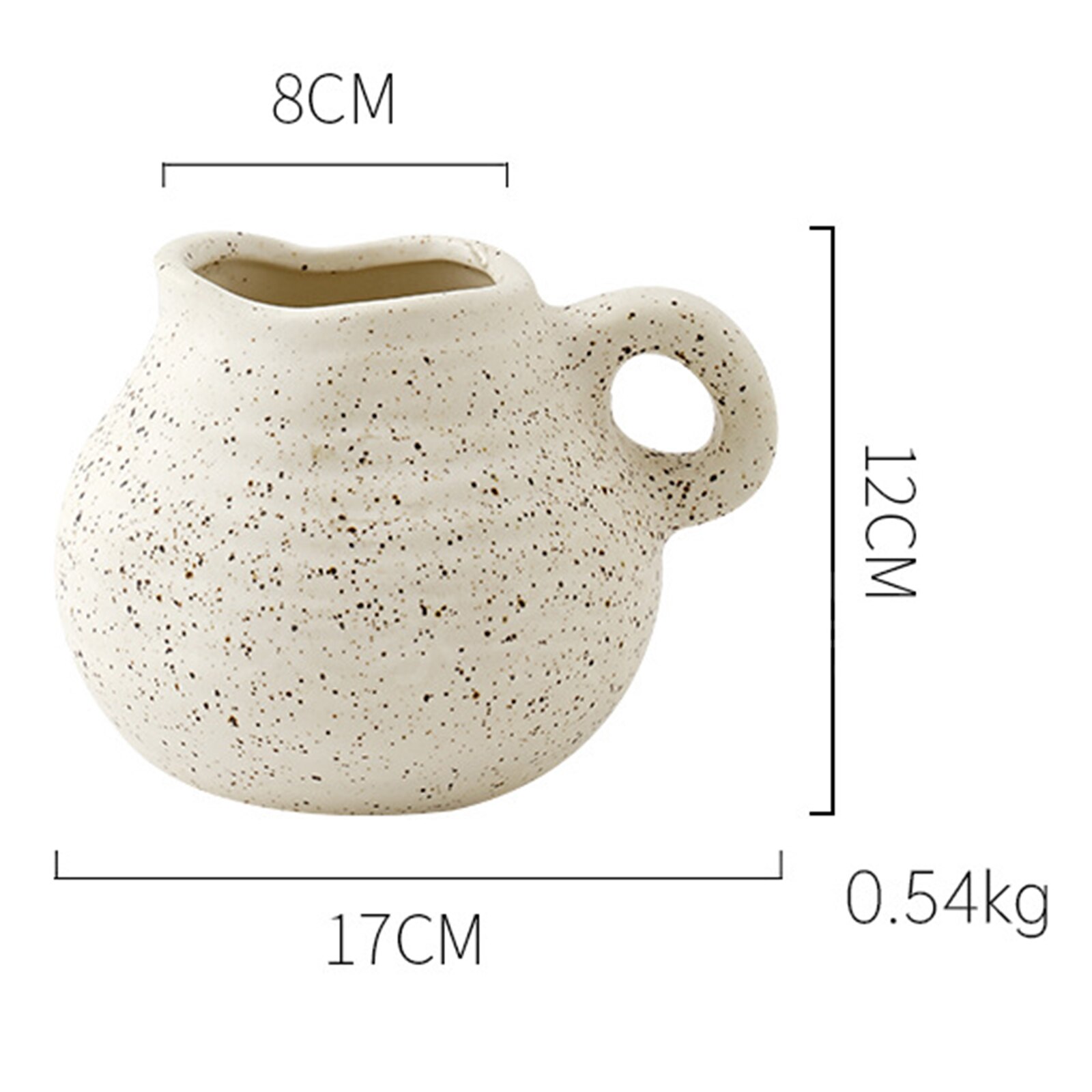 Florero de cerámica de estilo nórdico, jarrones de brotes Zen para el hogar, estante para decoración de mesa, centros de mesa, soporte para plantas de estudio de Yoga: C