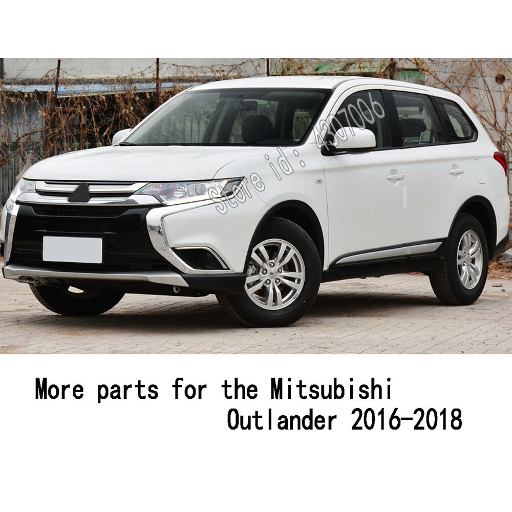 Autosticker gas/brandstof/olie tank afdekkap abs chrome lamp frame trim onderdelen 1 st voor mitsubishi outlander